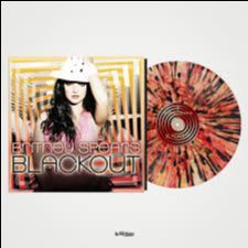 Britney Spears blackout vinyl splattered