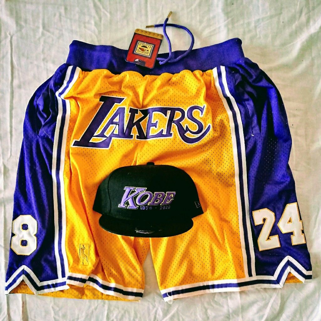Kobe Bryant Black Mamba Los Angeles Lakers 🏀 Shorts sz XL