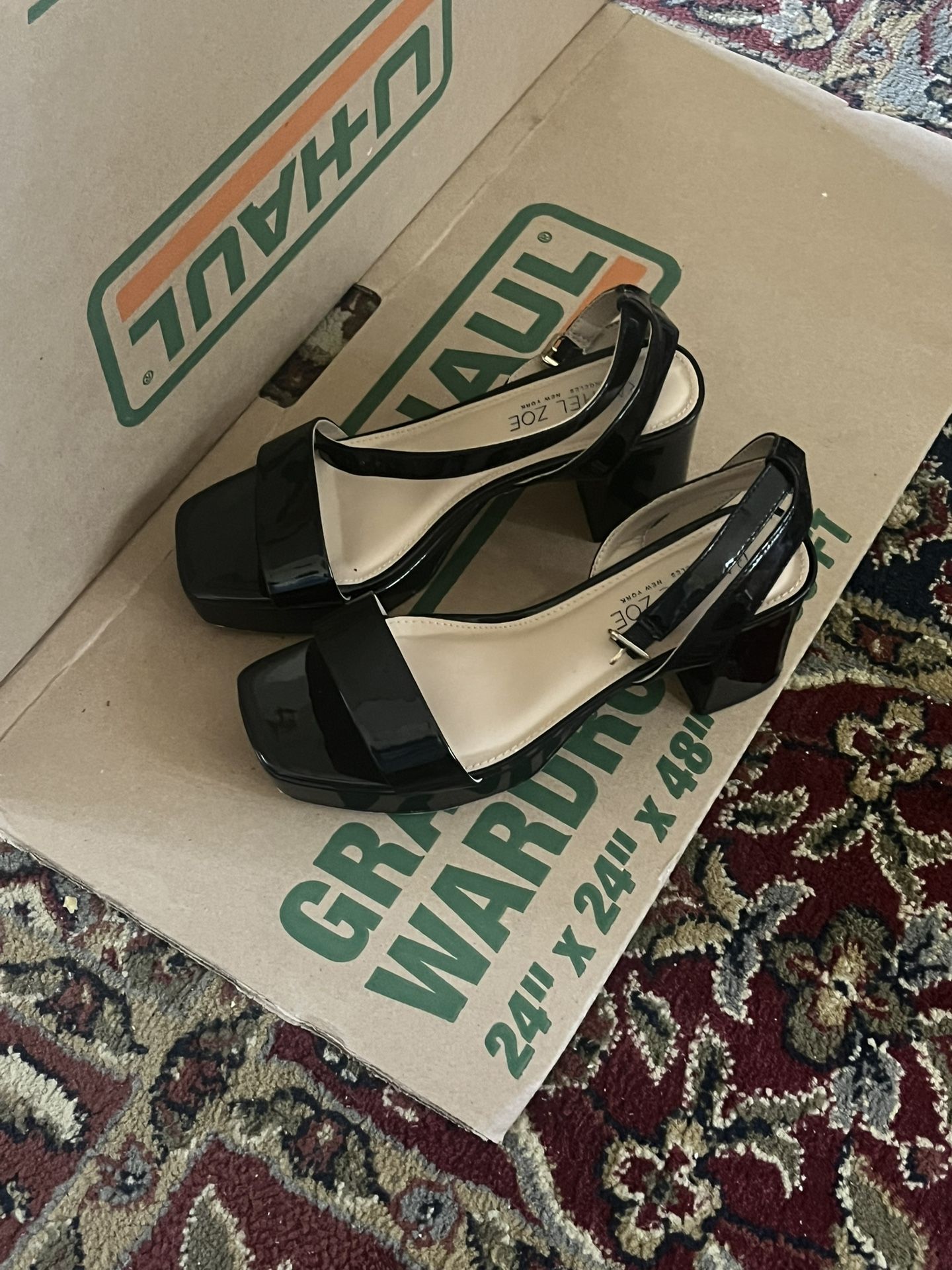 Low Heel Block Shoes