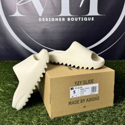 Adidas Yeezy Slide Size 5 Bone Brand New In Box 