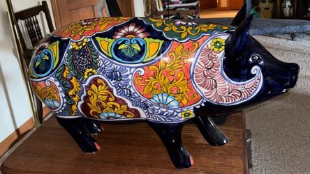 Large Ceramic Pig from Portugal