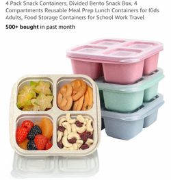Bento Box Adult Lunch Box - 8 Pack