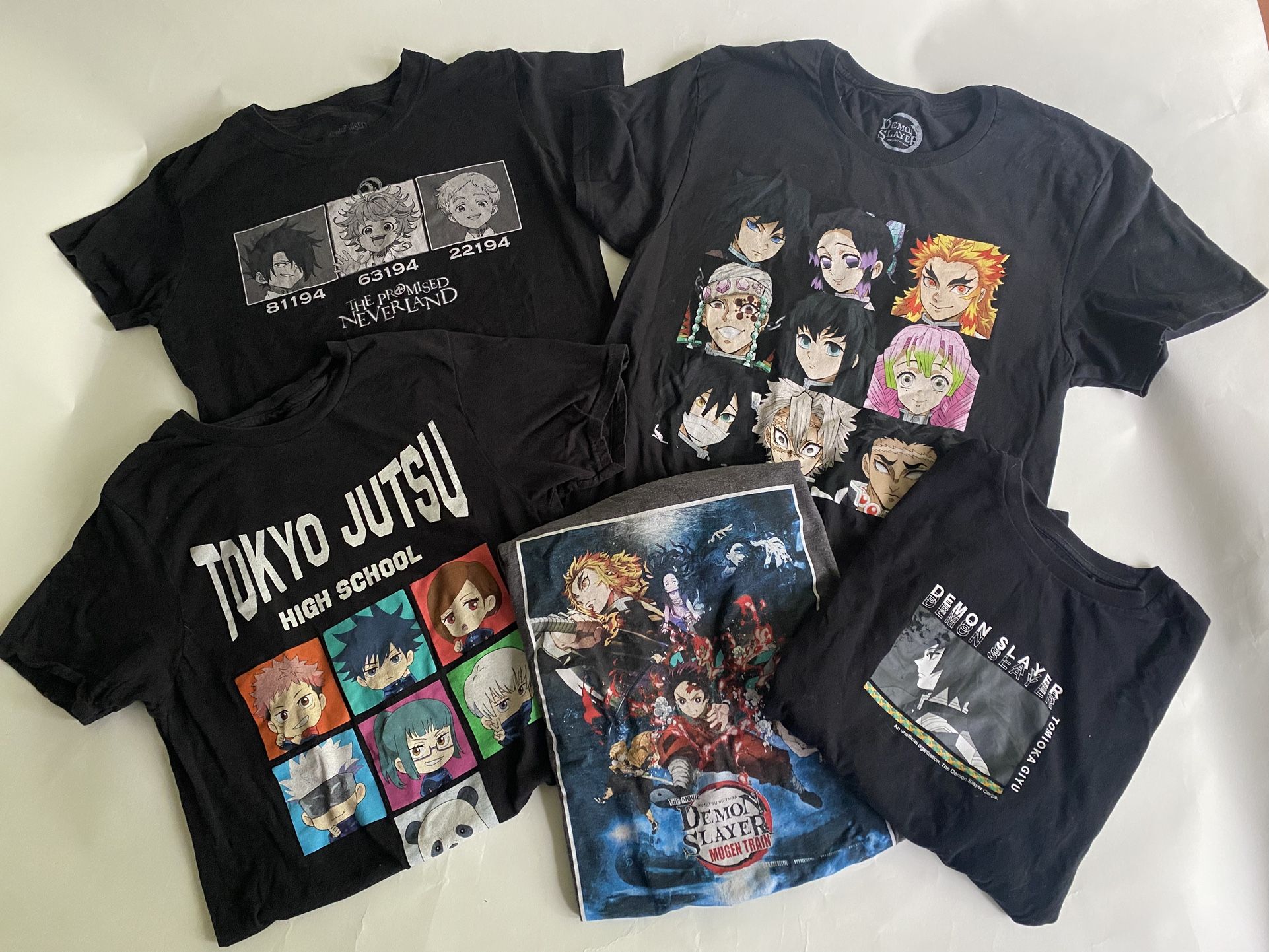 Demon Slayer - Promised Neverland - Jujutsu Kaisen T-shirts