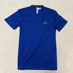 Adidas Climalite Blue T-Shirt – Size Small – Lightweight Athletic Fit