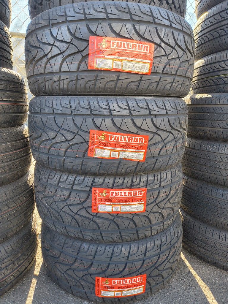 305/40/22 New Tires Set Of 4 Fullrun Installed And Balanced Set De 4 Llantas Nuevas Instaladas Y Balanceadas
