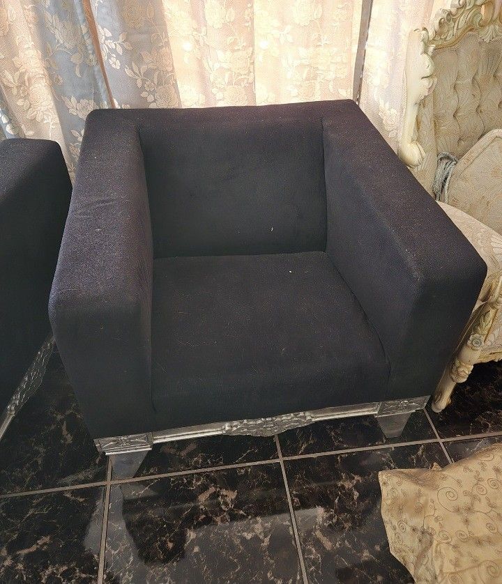Wide Club Arm Chairs