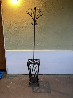 Hat And Coat Rack Iron Metal 