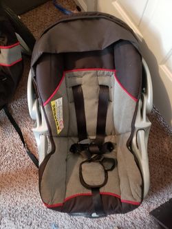 Jogging stroller with car seat and base