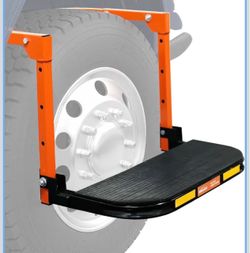 Folding Adjustable Wheel Step