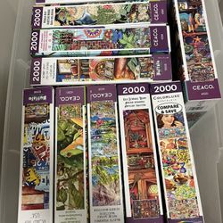 Jigsaw Puzzles, 10 Puzzles, Each Puzzle has 2,000 pieces