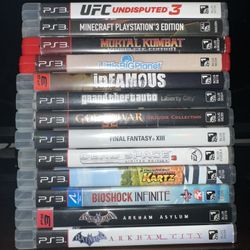 33 PS3 And PS4 Games 