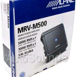 Alpine Amplifier 