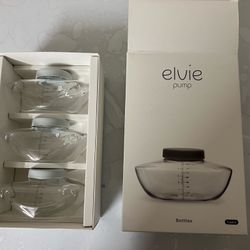 Elvie Pump Collection and Storage Bottles, 3 Pack, 150 ml/5 oz