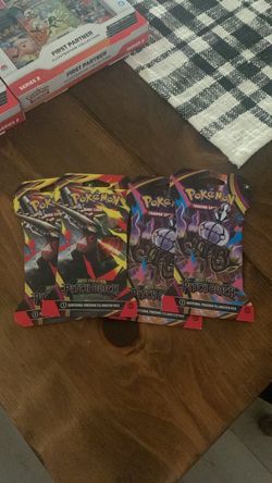 Pitch black sleeved packs x4