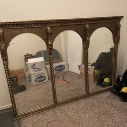 large antique mirror