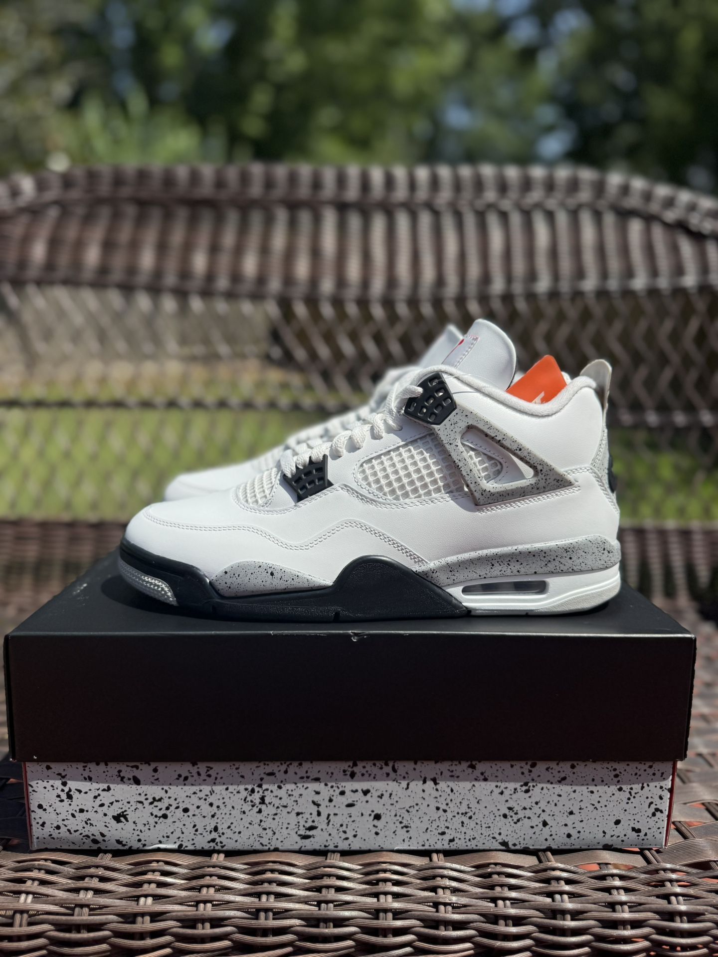 Air Jordan 4 Retro “White Cement” 2025 Multiple Sizes In Hand