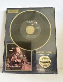 Elvis RIAA Certified Platinum Record Plaque "Love Me Tender" #4 of 90