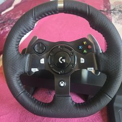 Logitech G920 Driving Force Racing Wheel & Pedals - $100