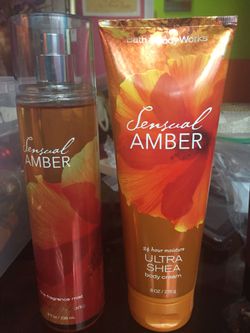Sensual amber bath &body work