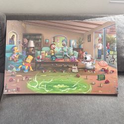 Cartoon Poster Bored 