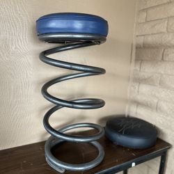 Helix Co. Heavy-Duty Garage Stool w/ Custom Seat – $650