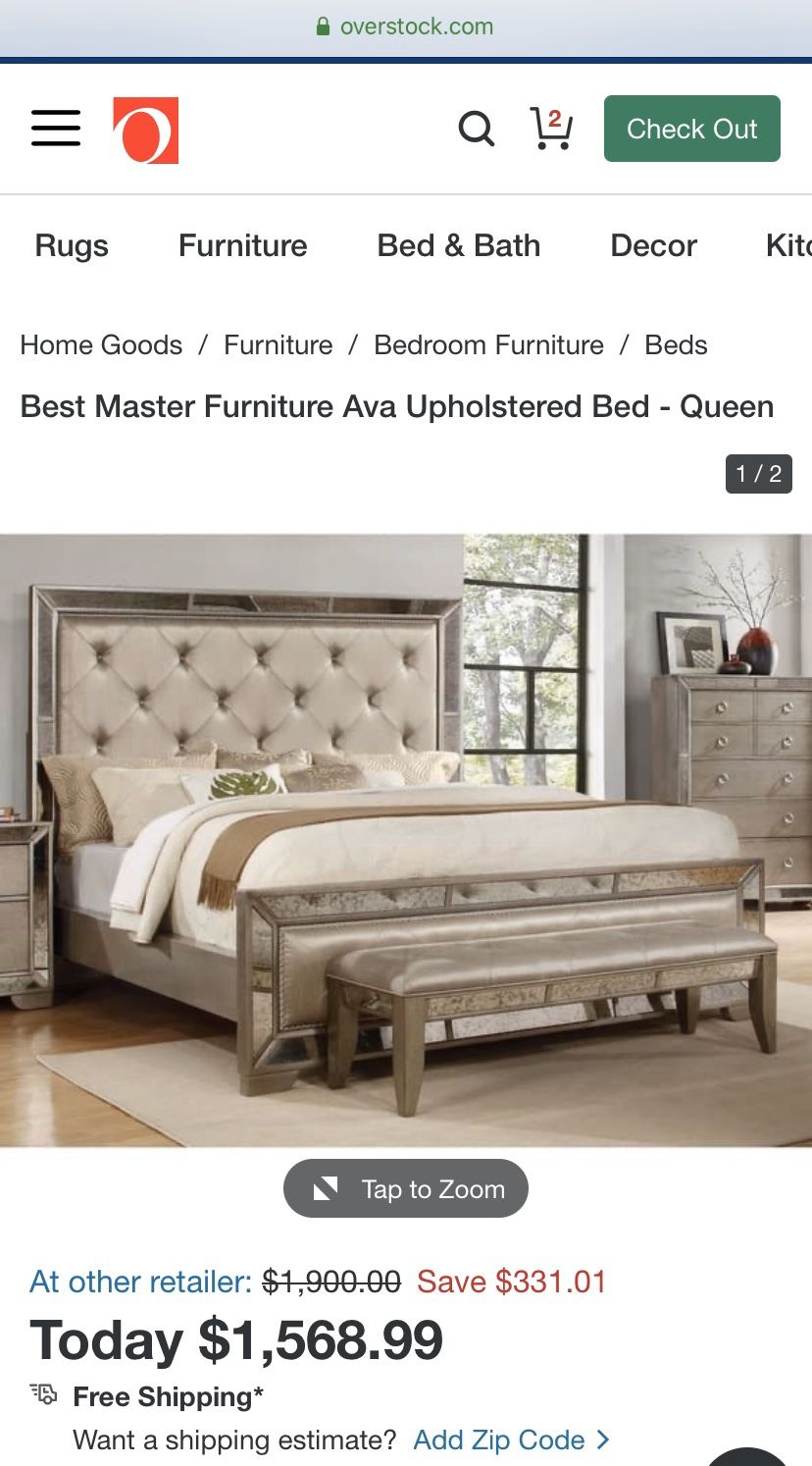 Z Gallerie Ava Queen Bed for Sale in San Diego, CA OfferUp