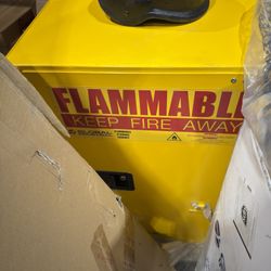 Flammable Safe Yellow 