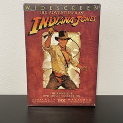 The Adventures Of Indiana Jones Complete DVD Movie Collection Box Set CIB 4 Disc