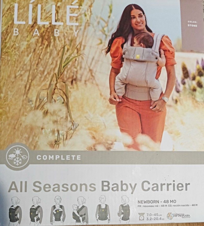 LÍLLÉbaby Complete All Seasons Ergonomic 6-in-1 Baby Carrier Newborn to Toddler - with Lumbar Support - for Children 7-45 Pounds - 360 Degree Baby Wea