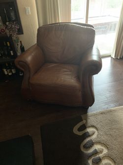 Beautiful brown leather couches for sale