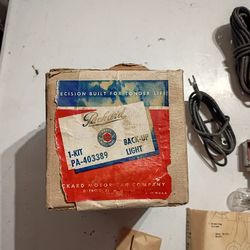 Vintage Packard car 30s 40s reverse light nos condition
