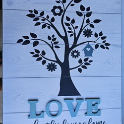Love Makes This House a Home Wall Art