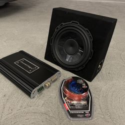 Rockford 12 Subwoofer With Amp
