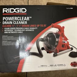 New Drain Cleaning Snake Auger Machine for Heavy Duty Pipe Cleaning for Tubs, Showers, and Sinks