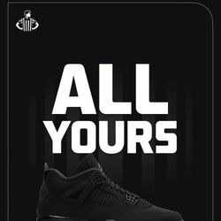 Jordan 4 Black Cat Size 9 9.5 10