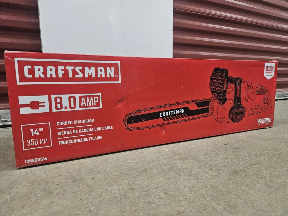 14-in Corded Electric 8 Amp Chainsaw