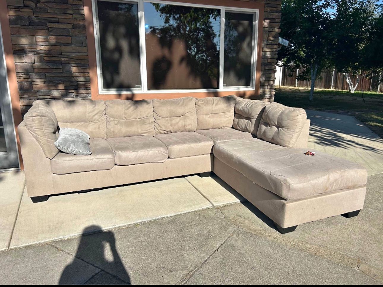 Tan Sectional Couch