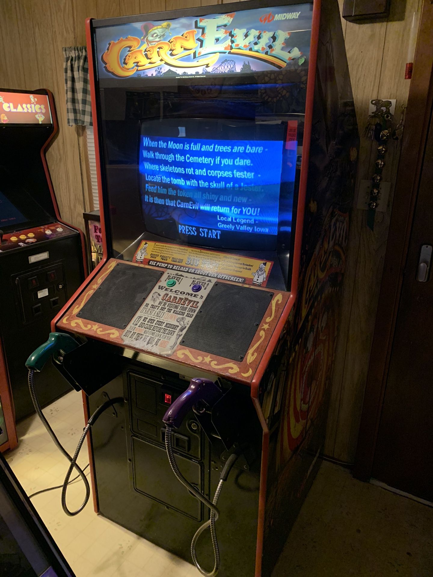 RARE arcade CarnEvil Fully Functioning for Sale in Burlington, WA - OfferUp
