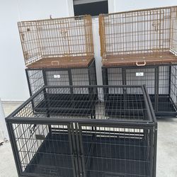 Dog Cages. 