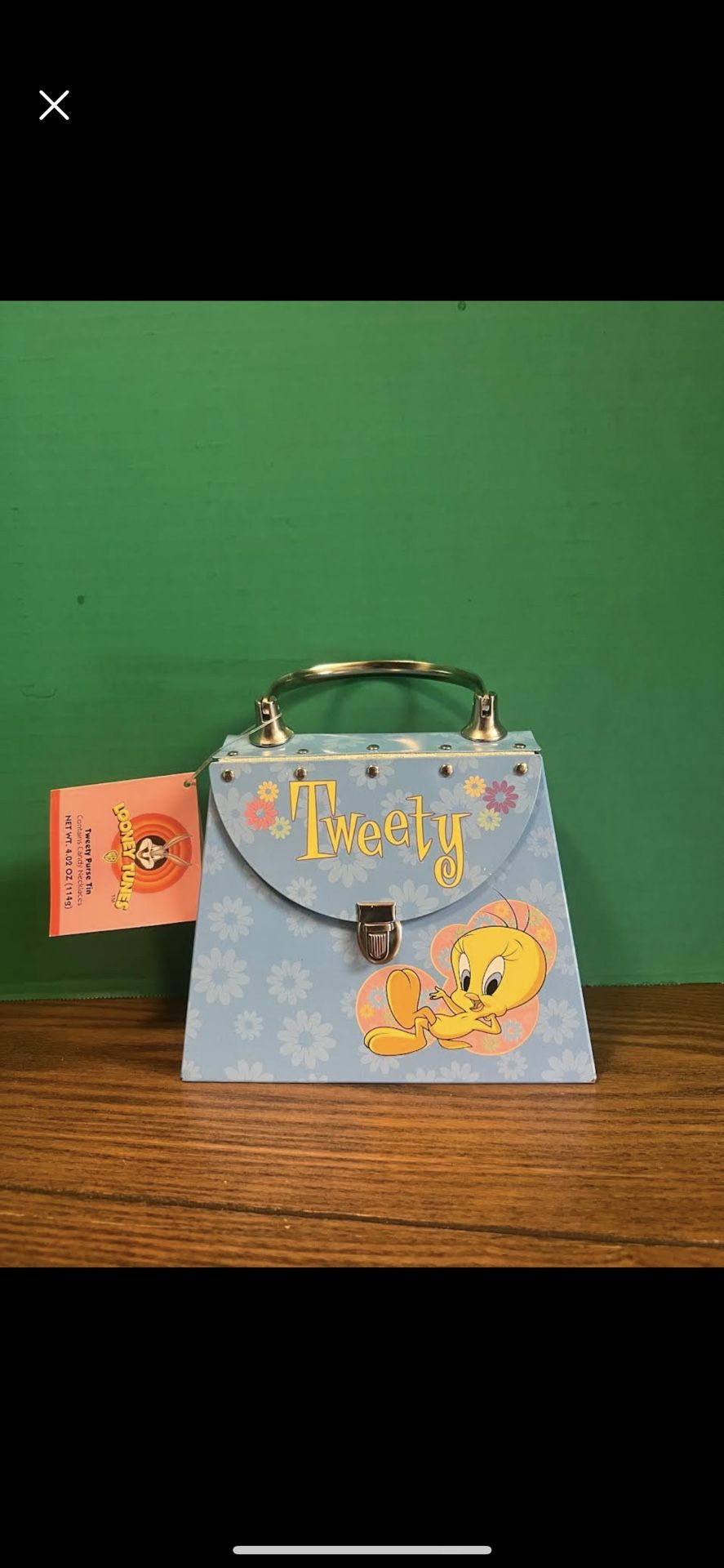 TWEETY BIRD Mini Purse Lunchbox tin Multicolor With Tags