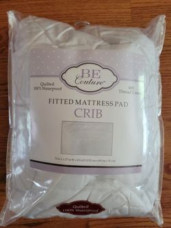 Waterproof Fitted Mattress Pad For Crib