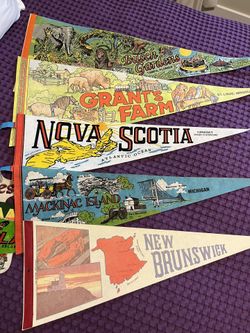 Vintage Souvenir Banner 