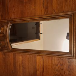 Vintage Antique Mirror Large 