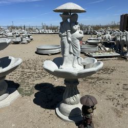 New Fountain Made Out Of Cement 