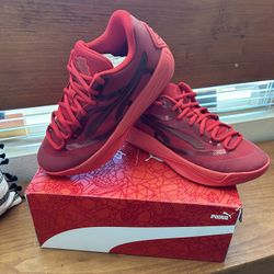 NIB Puma Stewie 2 Basketball Shoe Ruby Urban Red-Intense Red Ladies 8