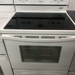 Whirlpool Glass Top Stove 