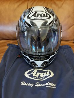 Arai Astral-X Racing Helmet W/AGV Kevlar Gloves