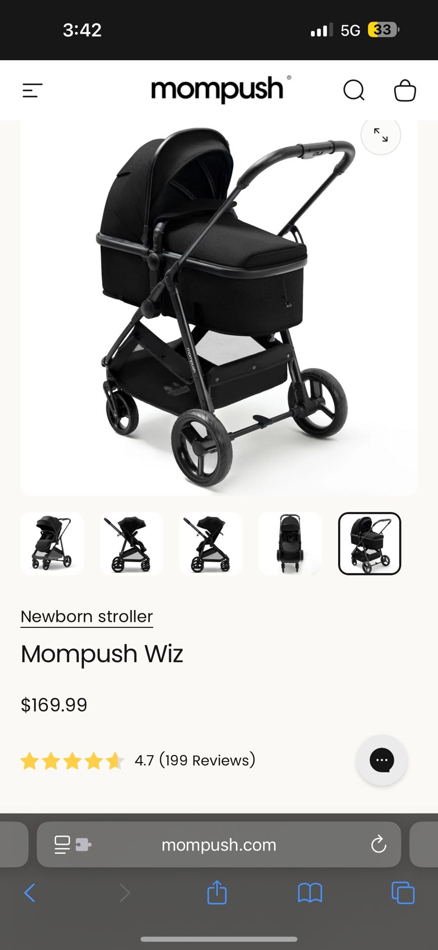 Mompush Stroller