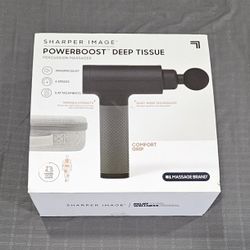 Pistola de masaje Powerboost Sharper Image Recuperación muscular específica y alivio del dolor 
