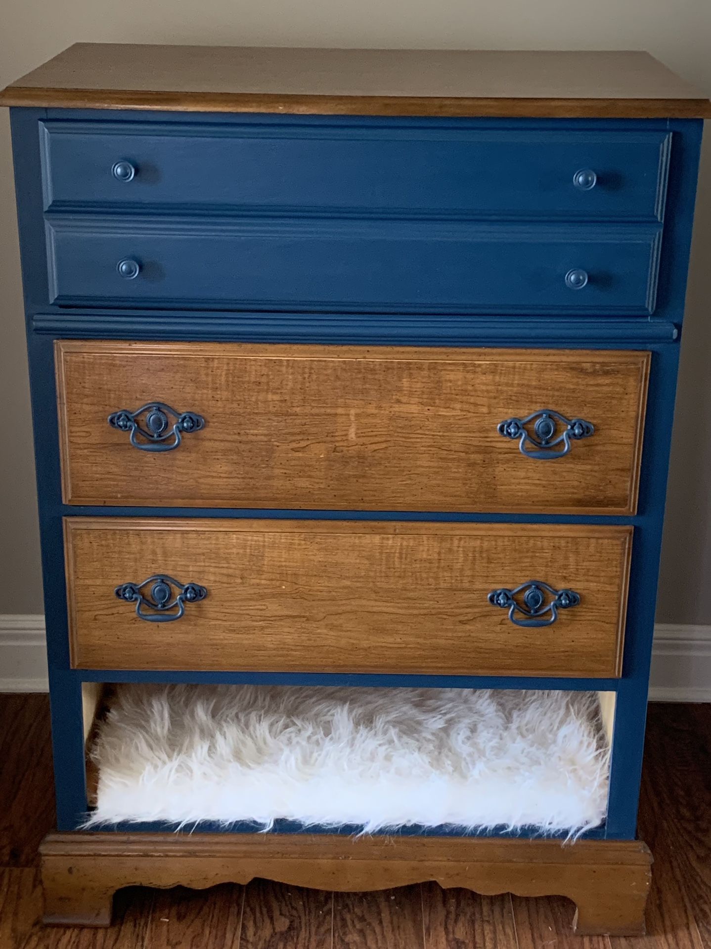 Custom maple wood dresser $60